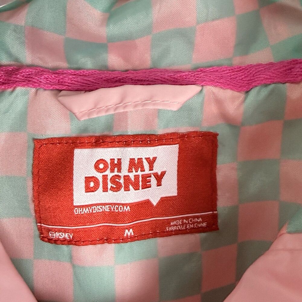 Disney Store Chip N Dale Embroidery Windbreaker Hoodie Jacket Sz M - Picture 4 of 8
